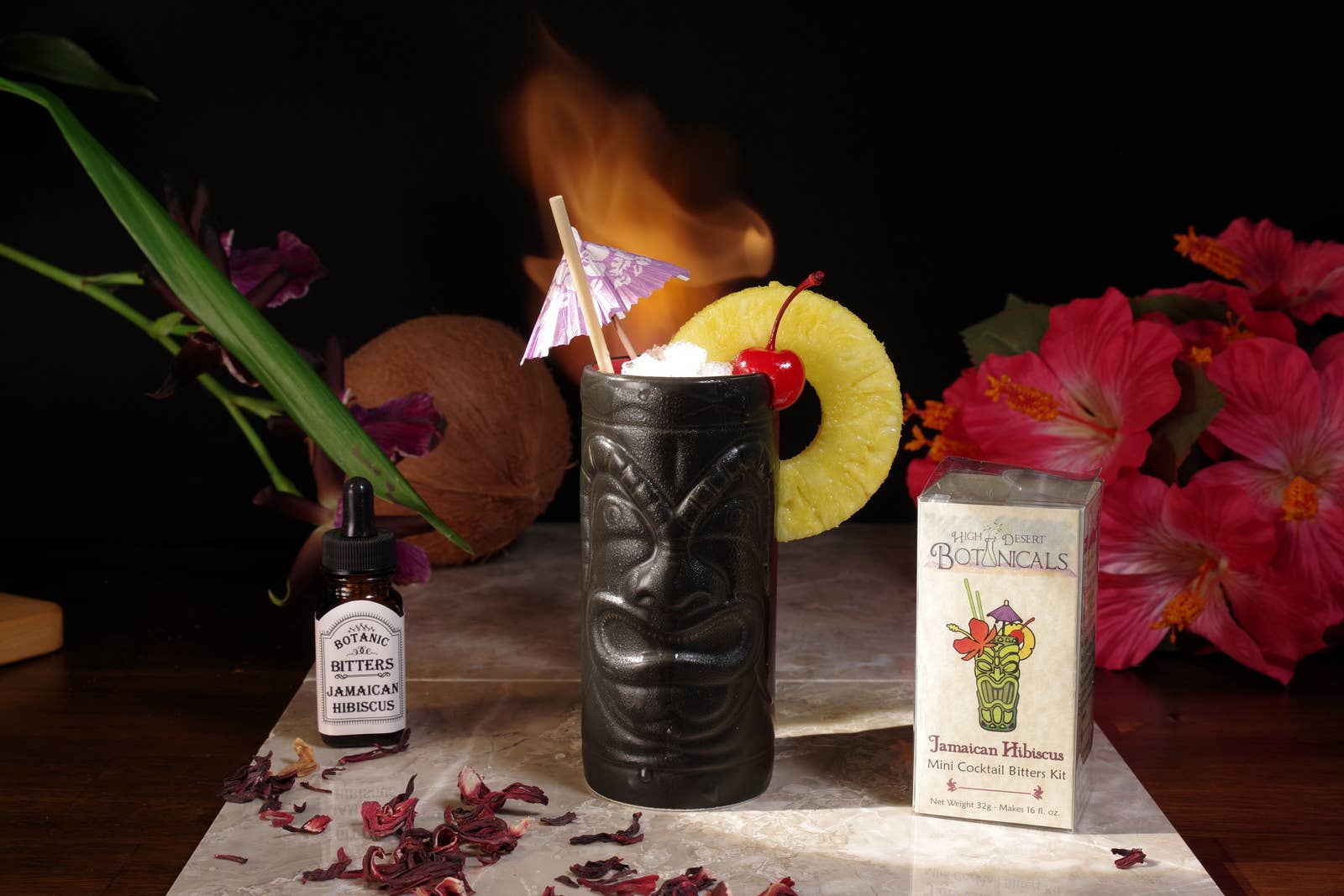 High Desert Botanicals - Wholesale DIY Drink Kit - Jamaican Hibiscus - Bitters Gift Making Kit2