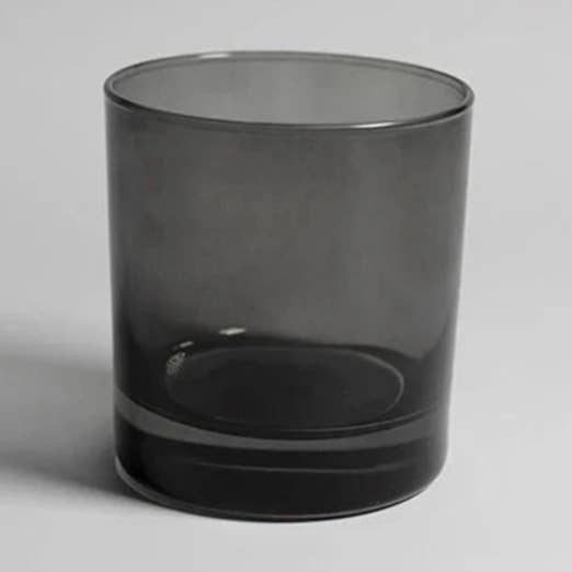 8oz Translucent Smoke Candle Jar for wholesale by Hive and Honey Candle Supply