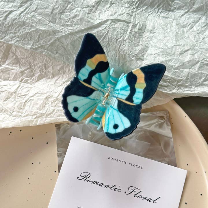 SoapElenGlen - Wholesale Hair Clip - Women's - Colorful Butterfly Claw Clip1