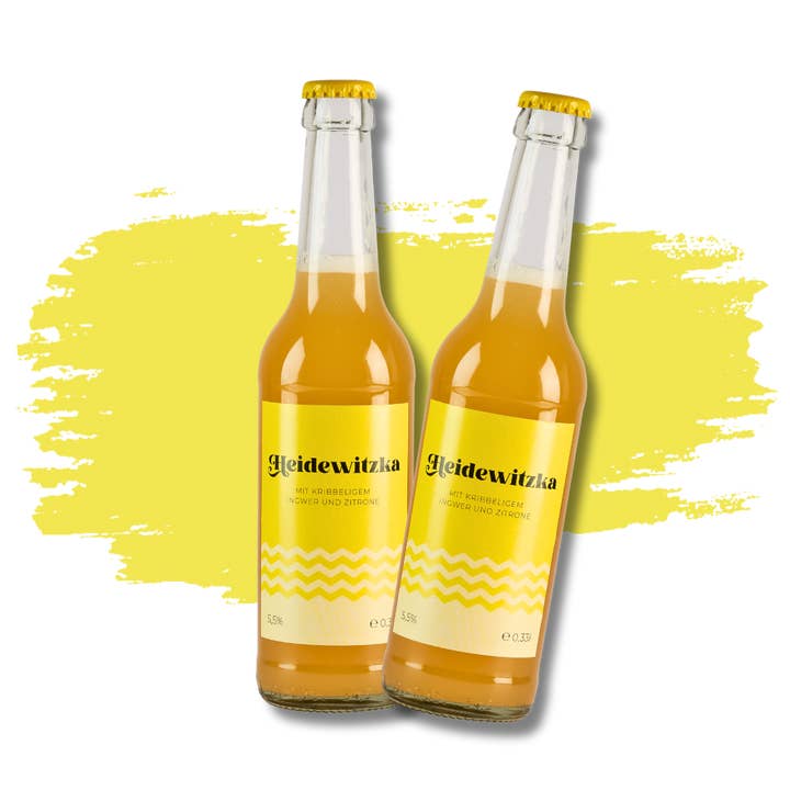 Mointz - Venta al por mayor Aperitivo/cóctel sin alcohol - Mointz Heidewitzka - con jengibre y limón que hormiguean (0,33 l)