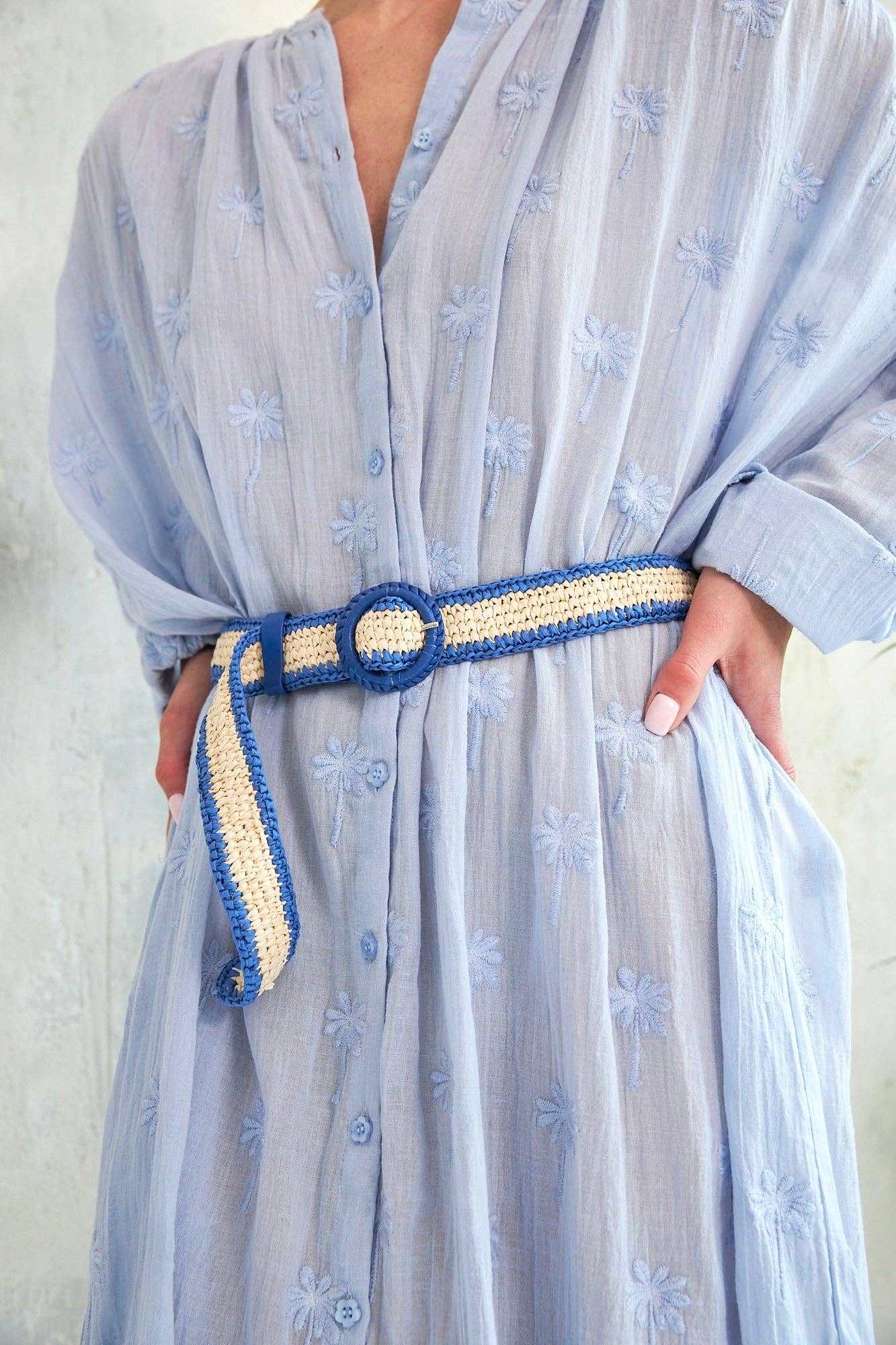 bruise RAFFIA BELT for wholesale on Faire0