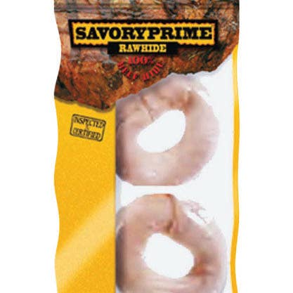 Everyday Supply Co - Wholesale Pet Treats - Dog - Savory Prime Beef Rawhide Bones, Medium/Large, 4", 2 Pack0