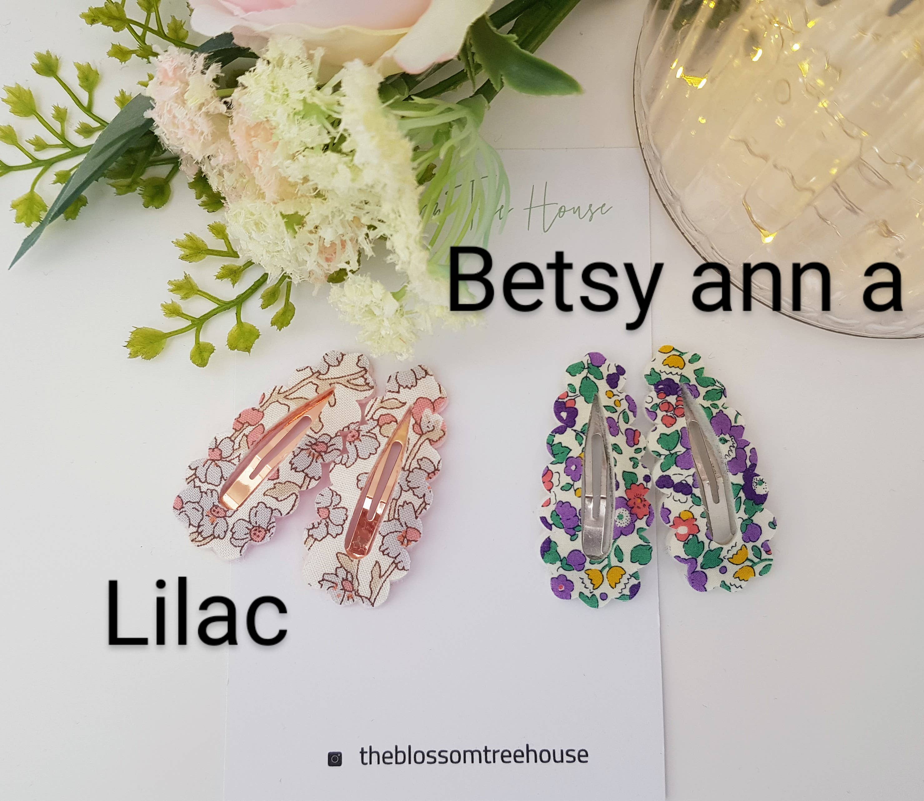 The Blossom Tree House - Wholesale Hair Clip - Kids - Liberty of London fabric hair clips3