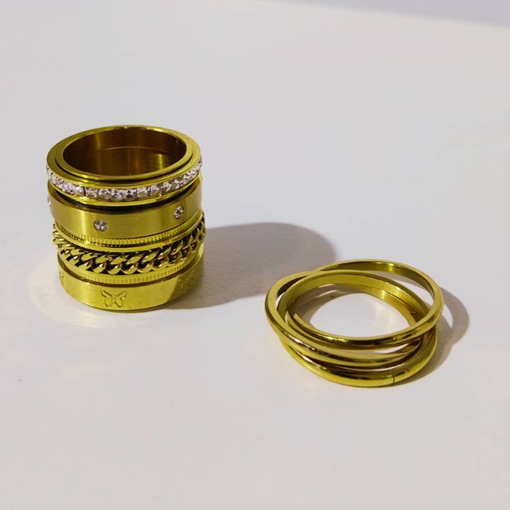 18K Gold or Silver Serenity Ring for wholesale by Breathe Into Peace