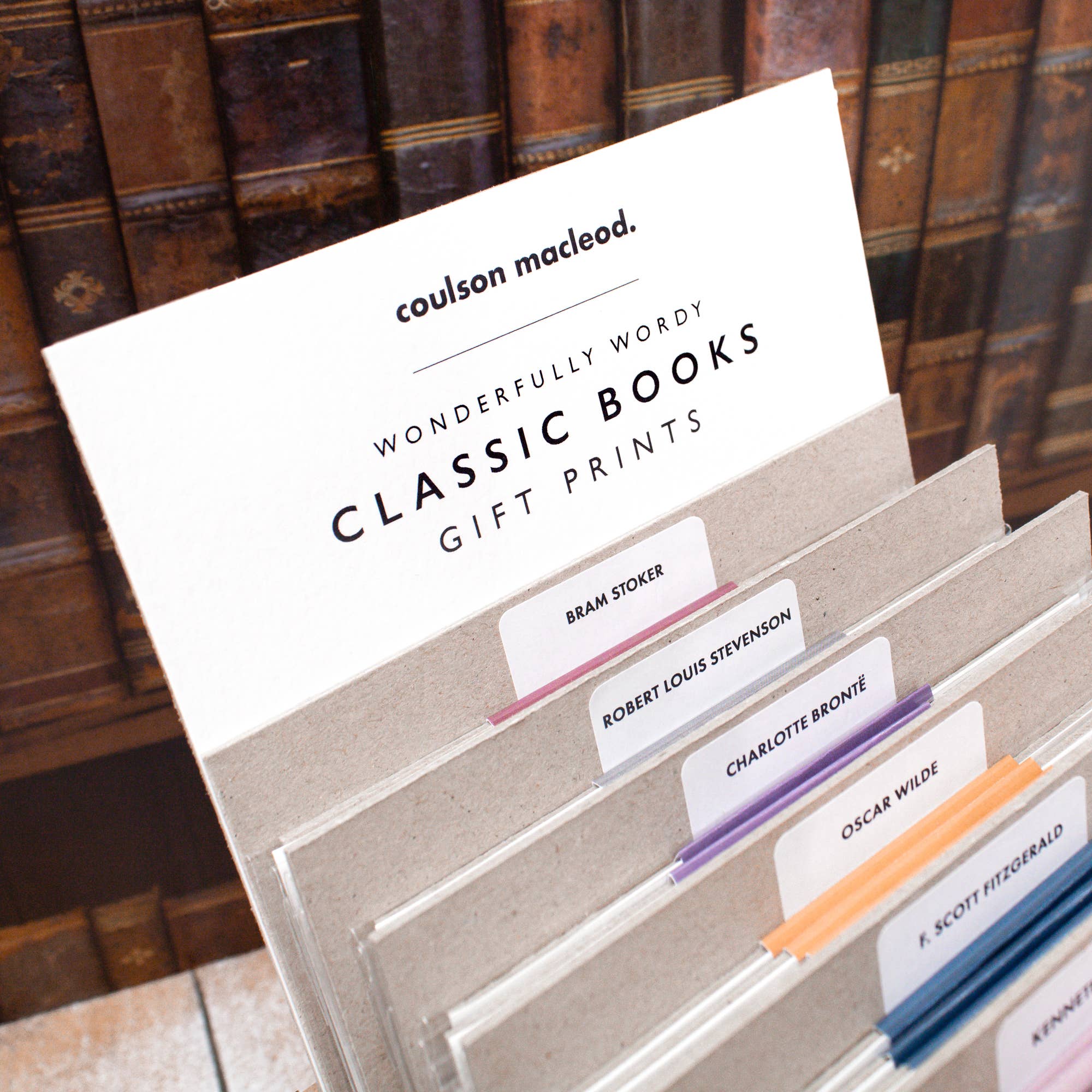 Coulson Macleod (U.S. Duties Paid) - Wholesale Art print - Classic Books Prints with Wooden Display Box (Library 1)2