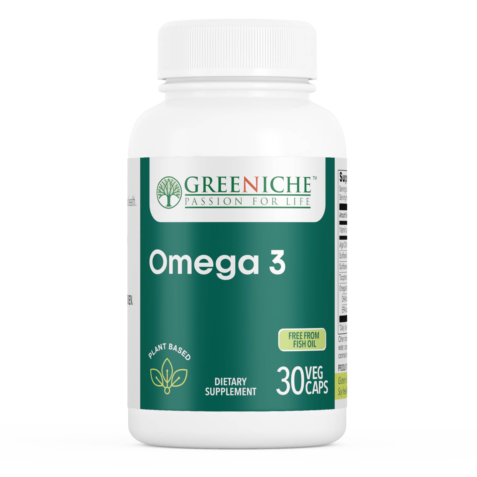 Greeniche Natural Health – Engroshandel Kosttilskud og vitaminer – Omega 3 plantebaseret oralt tilskud bløde gelkapsler1