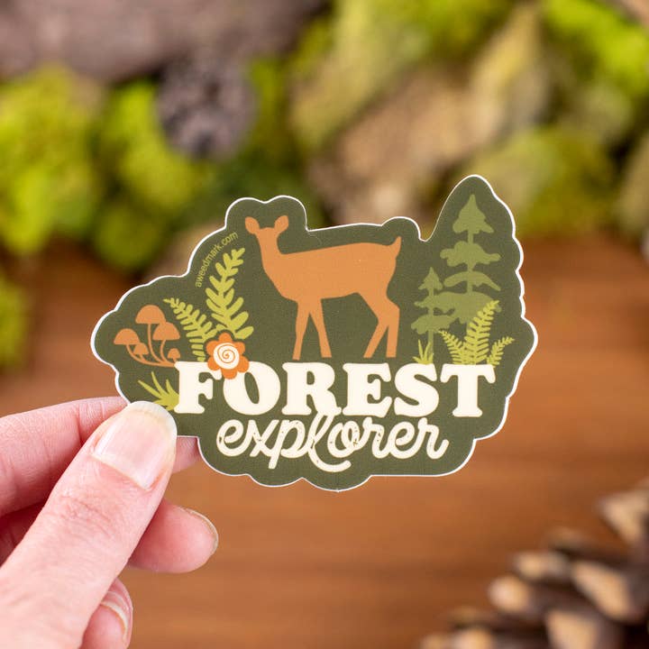Amanda Weedmark - Wholesale Sticker - Forest Explorer Nature Sticker3