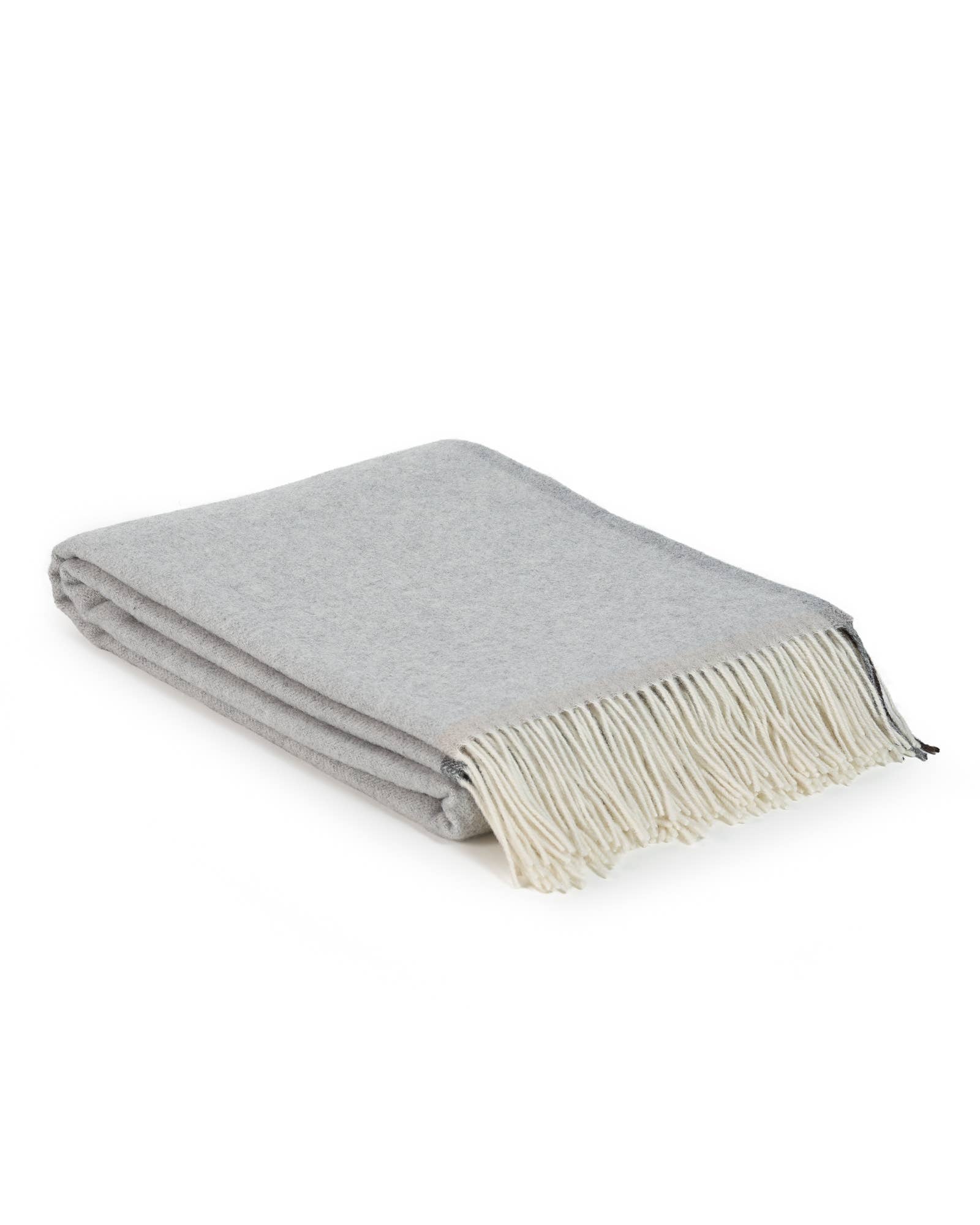 MoST - Wholesale Throw Blanket - Merino/cashmere Throw Blanket MILANO - light grey