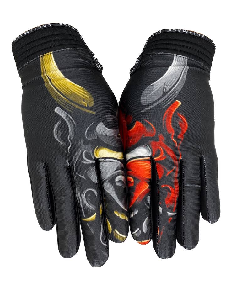 Luvas Oni Demon Live Fast Motocross & Bike por atacado de Live Fast Gear