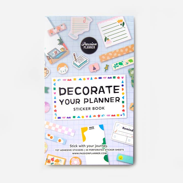 Decora o Teu Livro de Autocolantes para Planeador por atacado de Passion Planner