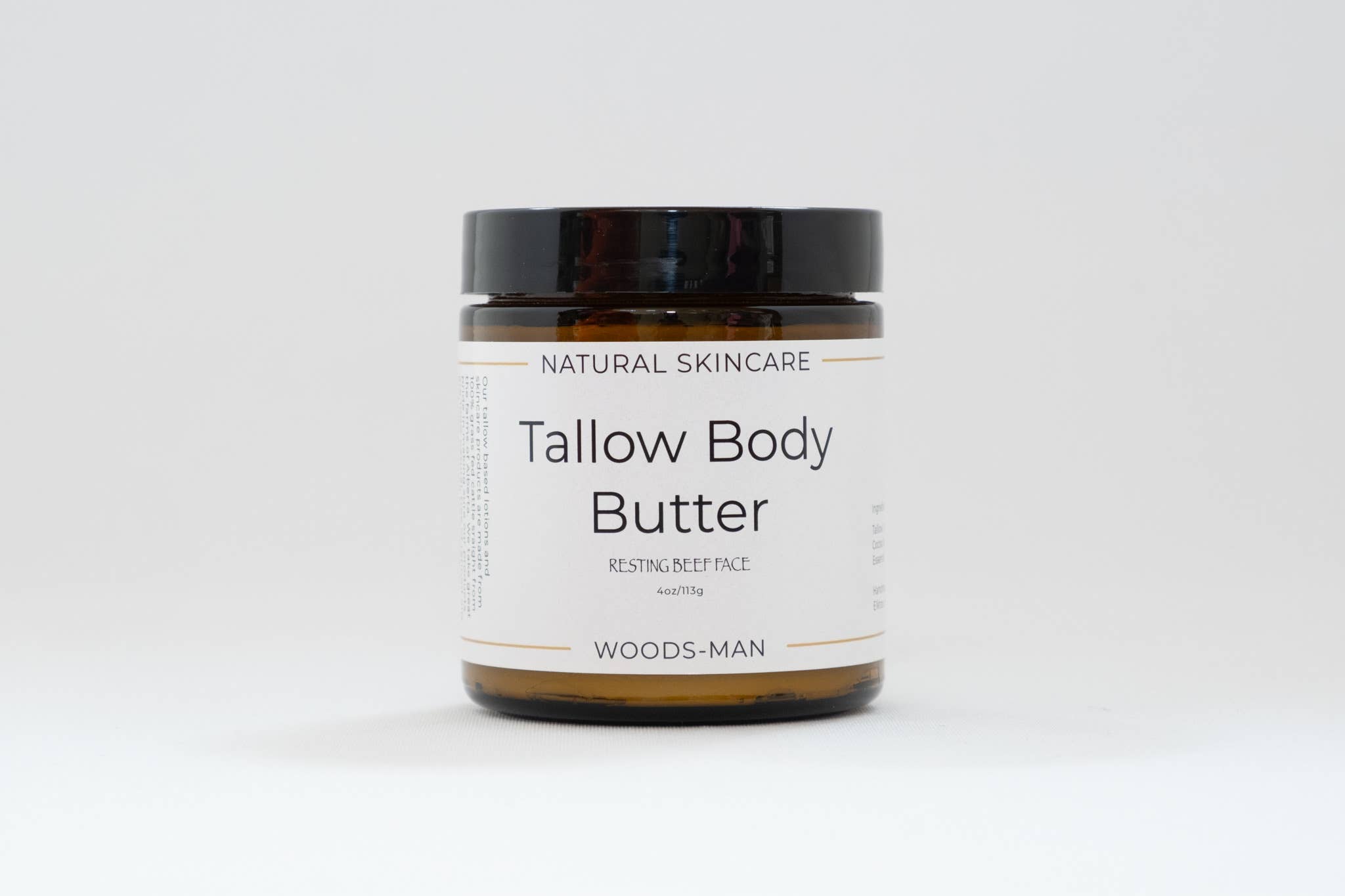 Resting Beef Face - Wholesale Body Balm/Butter - RESTING BEEF FACE | TALLOW BODY BUTTER | 4oz7