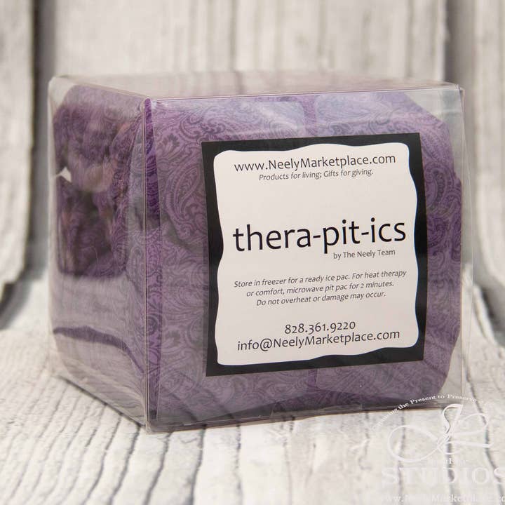 Thera-pit-ic Hot/Cold Pack - Purple Paisley for wholesale by Neely Marketplace