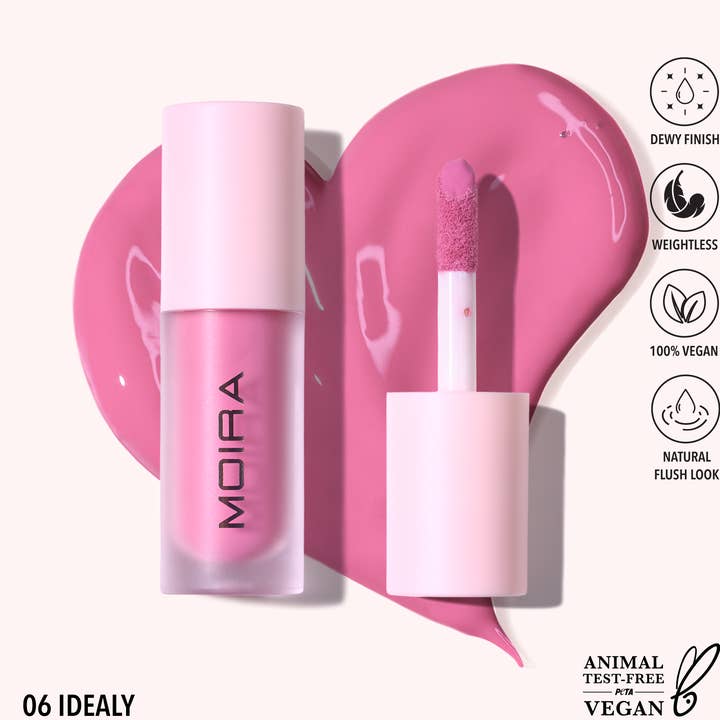 Love Steady Liquid Blush (006, Idealy) for wholesale by Moira Cosmetics