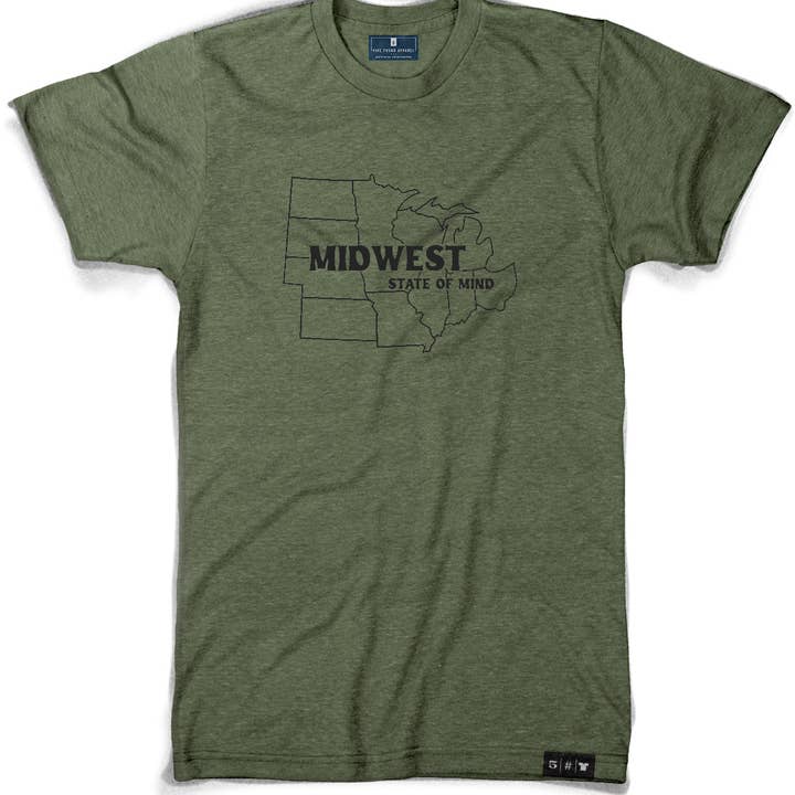 Midwest State of Mind for wholesale by 5 Pound Apparel