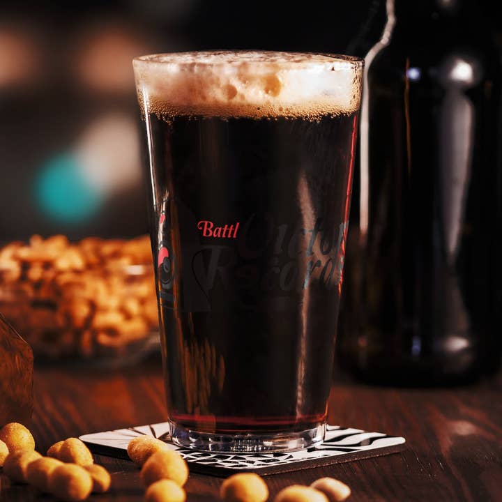 Battl Victory Records - Shaker pint glass for wholesale by Battl Victory Records