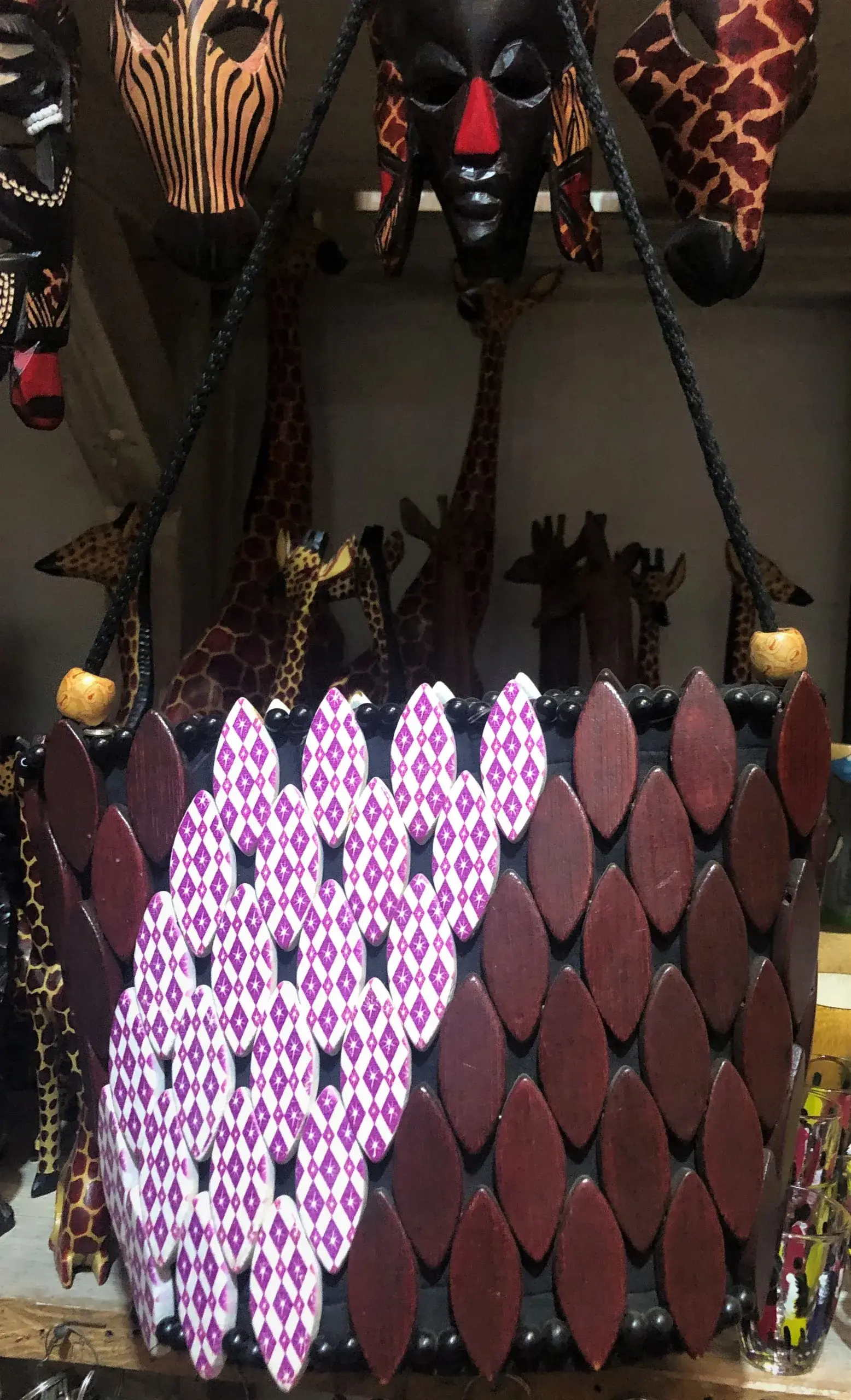 Tanzania Shopper - Wholesale Tote Bag - Women's - Wooden Designer Handbags9