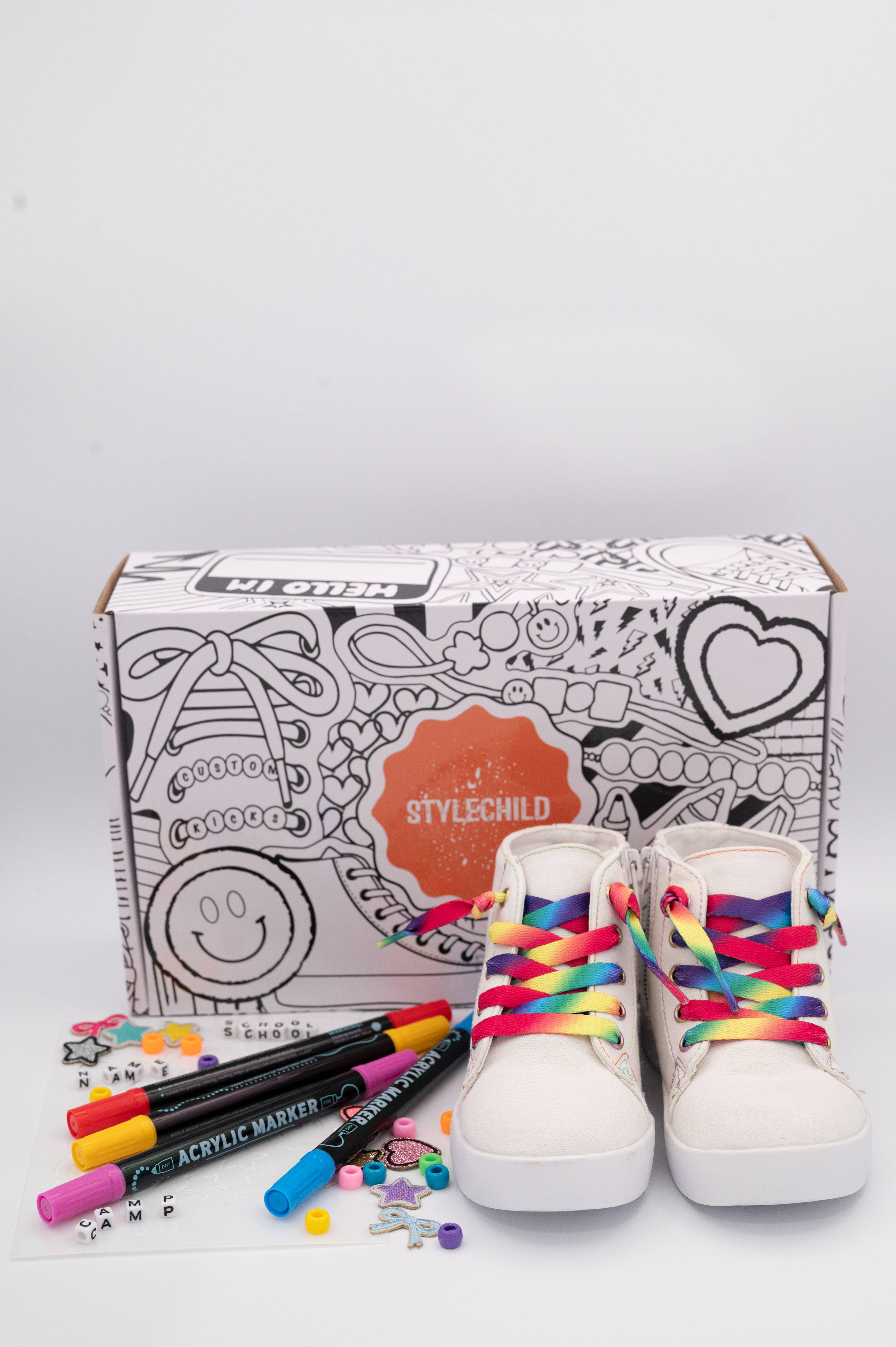 StyleChild - Wholesale Lifestyle Sneakers - Kids - Custom Kicks Box- Hightop 8