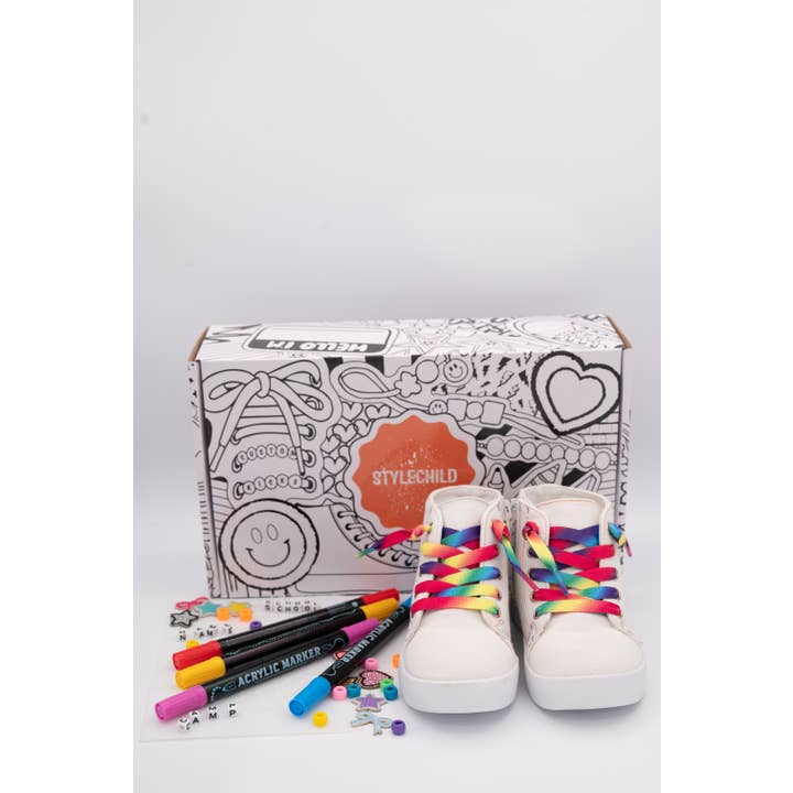 StyleChild - Wholesale Lifestyle Sneakers - Kids - Custom Kicks Box- Hightop 8