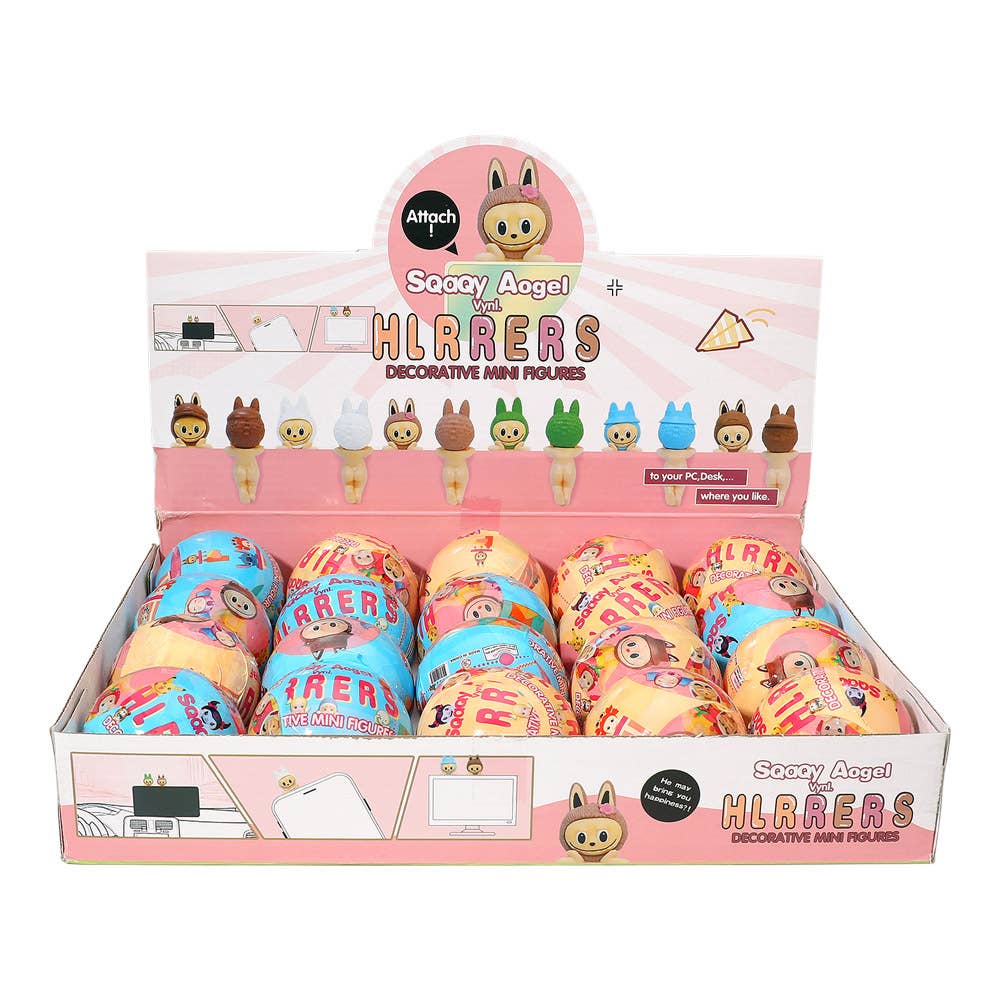 Sensibling Corp. - Vente Figurine – enfant - 20PCS - Figurines Miniatures Surprise Monstre Lapin Ange3
