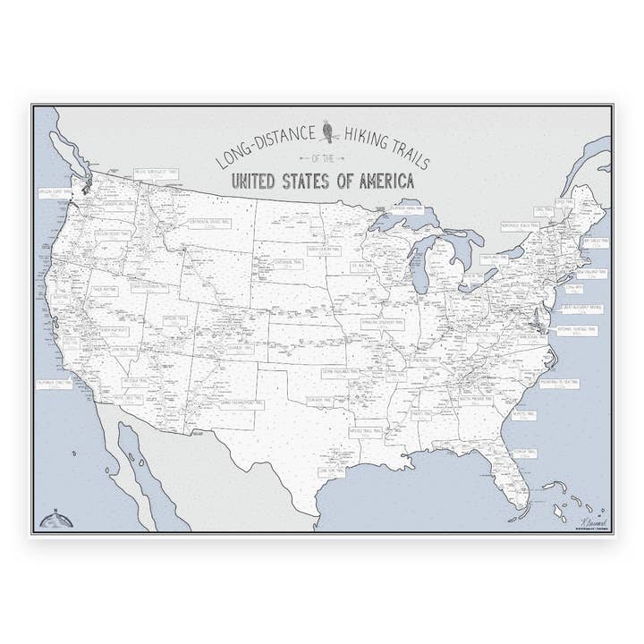 Sherpa Ant - Wholesale Map - Long-Distance Color Your Hike Trail Map3