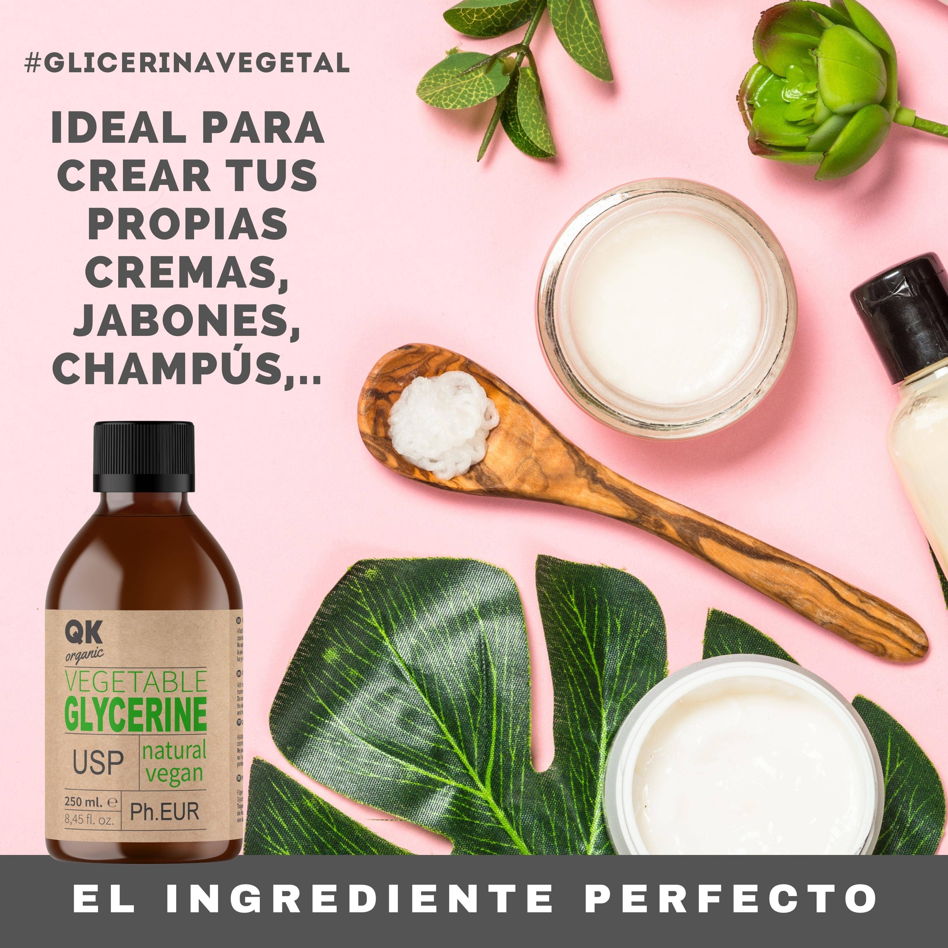 Qknatur – wholesale Bath/body oil – Liquid Vegetable Glycerin 250ml - QKnatur2