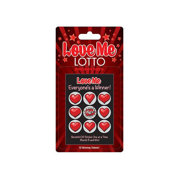 Little Genie Productions – Großhandel Sexspielzeug – Love Me Lotto - Rubbellose Lotto-Spiel für Verliebte