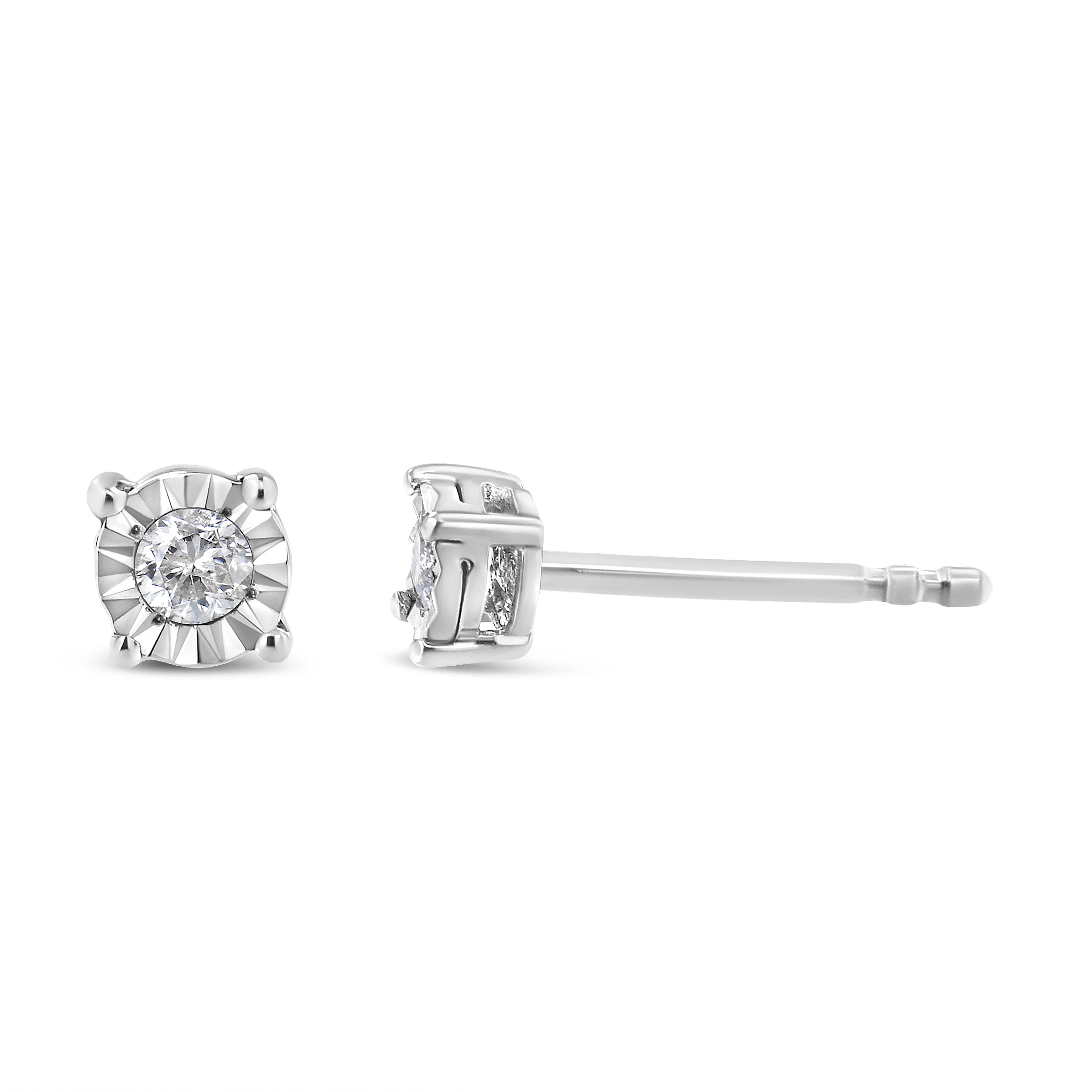 Infinite Jewels - Wholesale Stud/Post Earrings - Diamond Stud Earring in Sterling Silver1