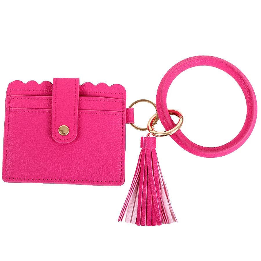 MiMi Wholesale - Wholesale Wallet - Women's - BB139x115 Solid Color Bangle/Key-Chain/Wallet w/ ID Window7