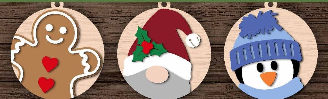 The Craft Witch - Wholesale DIY Craft Kit - Christmas Trio Ornaments3