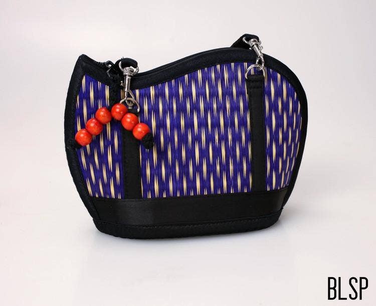 Baskets of Cambodia - Wholesale Crossbody Bag - Women's - Small Asymmetrical Kiri Wave Purse35