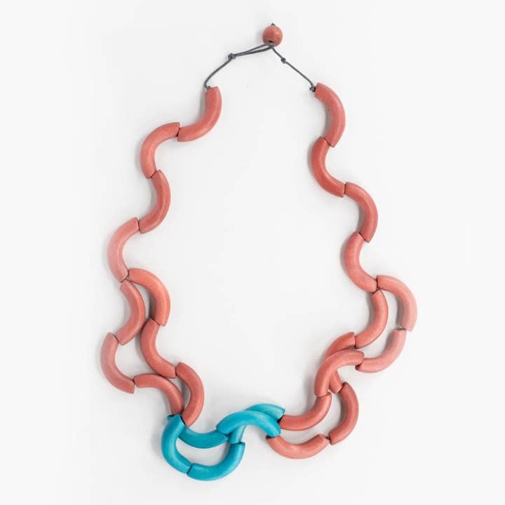 Bijondo - Wholesale Beaded/Pearl Necklace - Gaia Wood Necklace3