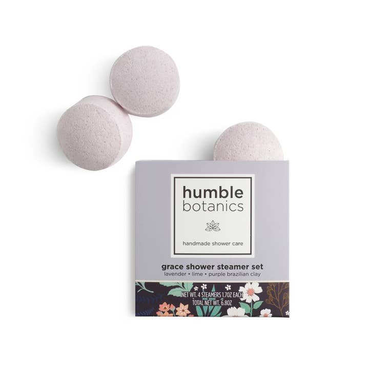 Grace Shower Steamer Set for wholesale by Humble Organics