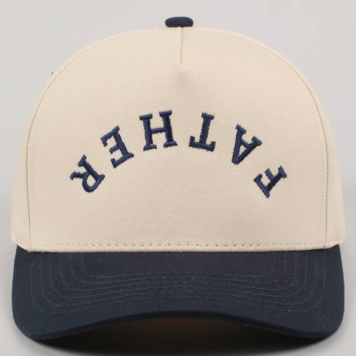 Fashion City - Wholesale Baseball Cap - Men's -
FATHER Upside Down Embroidery Two-Tone Cap