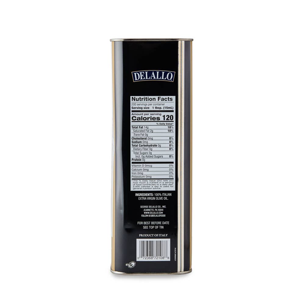 Delallo - Wholesale Olive Oil - Extra Virgin Olive Oil (3 Liter)2