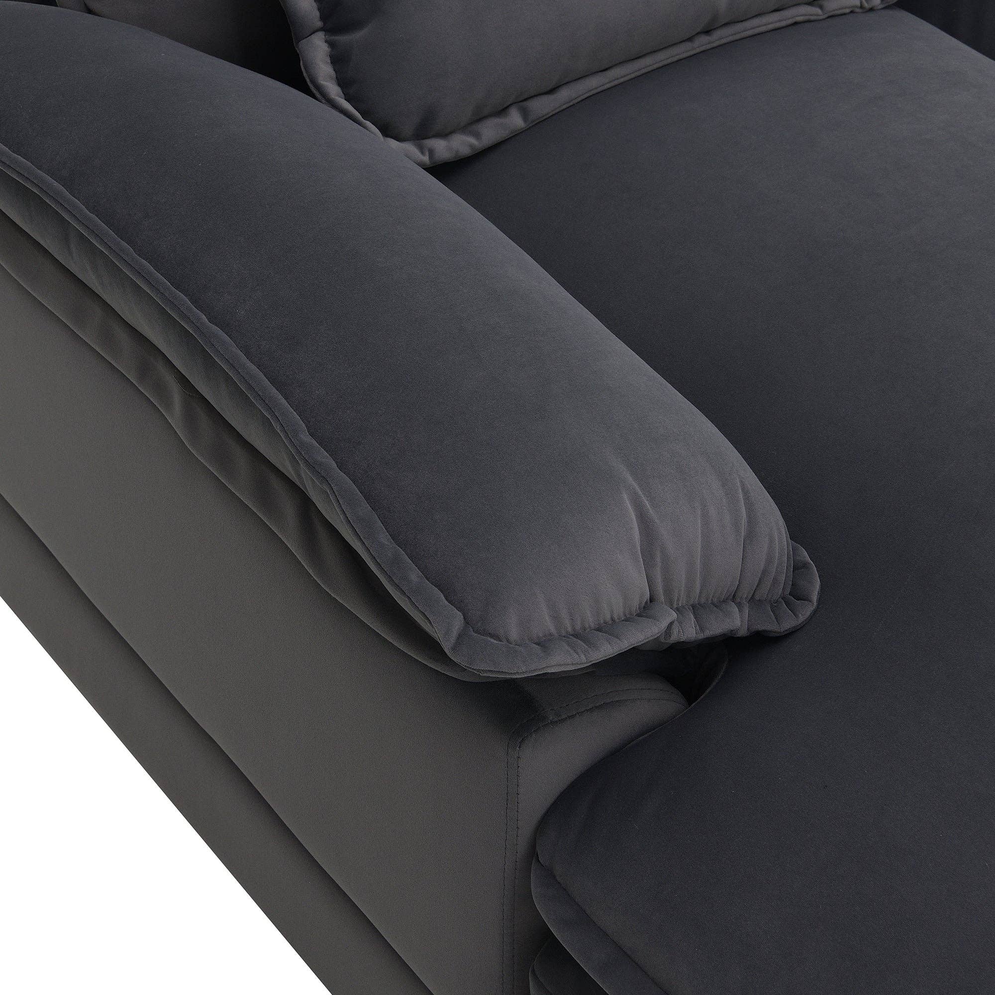 39F Inc. - Wholesale Sofa - 109.8" U-shaped Sectional Sofa with Chaise & Waist Pillows15