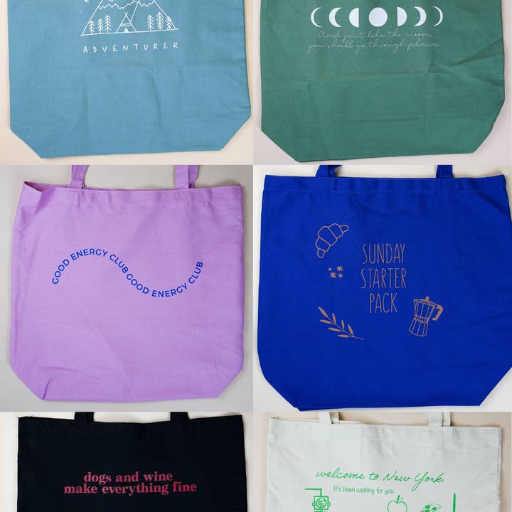 Tochter von Walter - Wholesale Tote Bag - Women's - Shopper with saying, fabric bag "Sundays"8