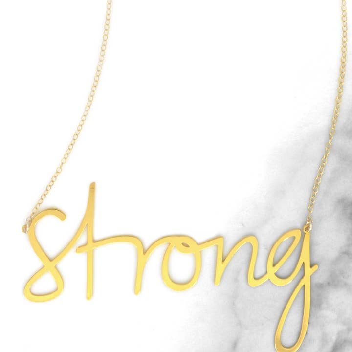 Strong Empowerment Necklace for wholesale by Brevity.