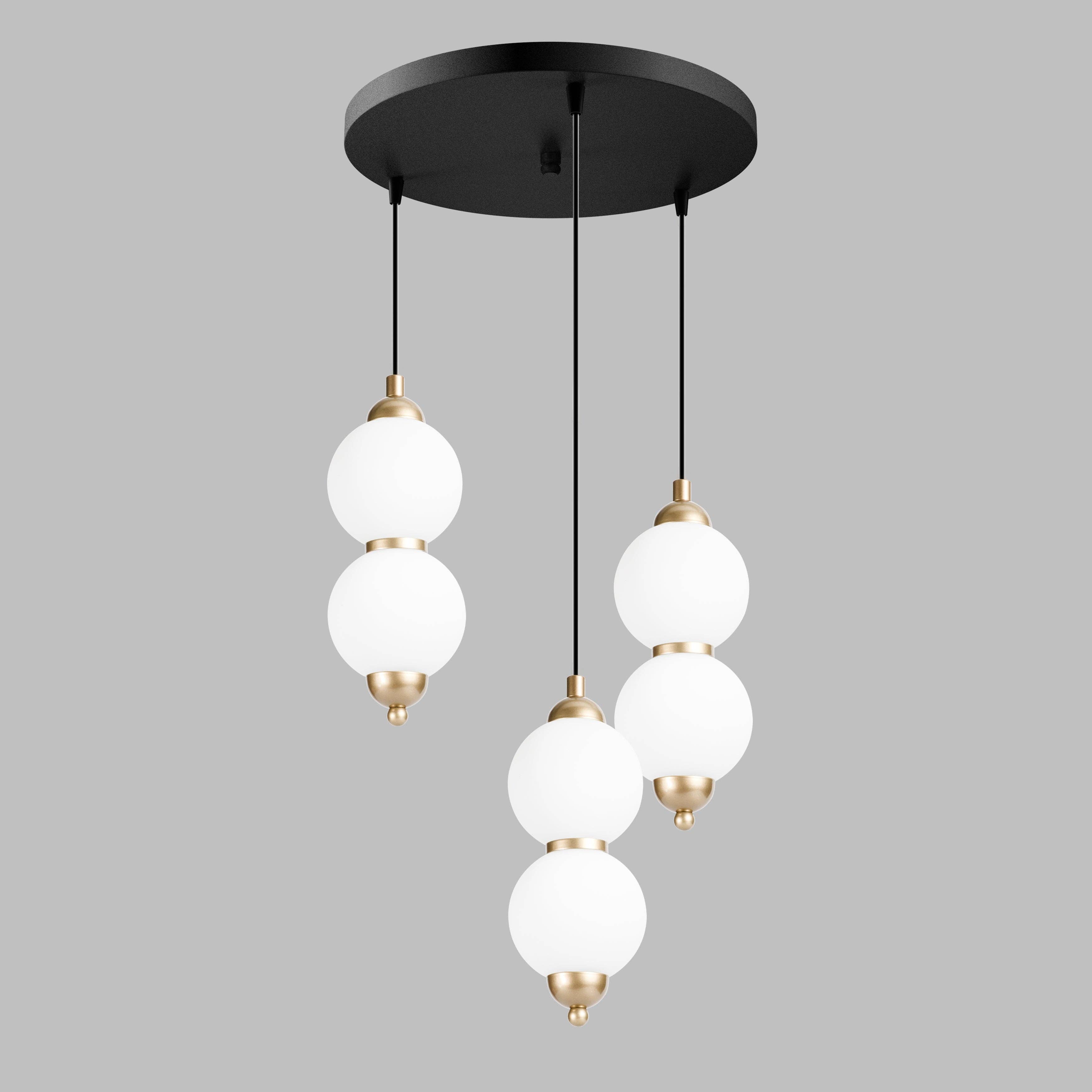 Eclipse Lighting - Wholesale Chandelier/Hanging Light - Modern Multi Light Pendant Globe for Staircase, Enrtyway Chandelier for High Ceiling Foyer, Stairs Chandelier Fixture, Light for Home Decor21