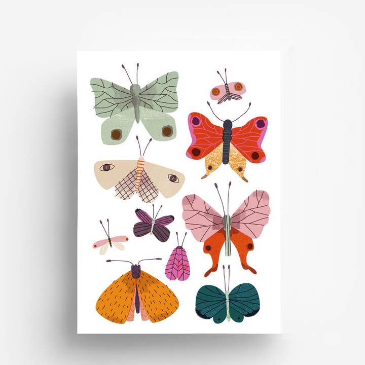 Schmetterlinge Digitaldruck DIN A3 für den Großhandel von jungwiealt