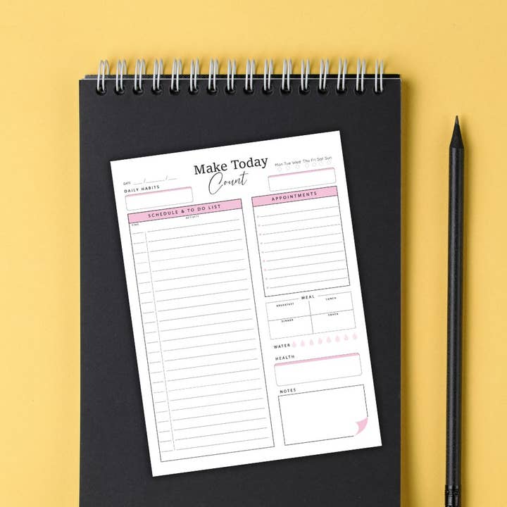 Post-it® Notes Design Series – wholesale Sticky notes – Make Today Count Post-it® Notes – 6x8 – Planner sticky notes2