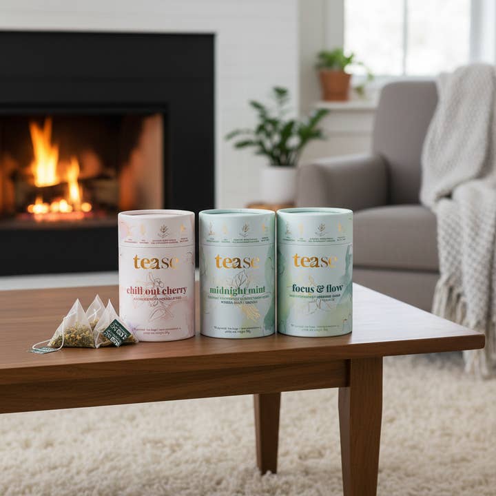 Tease | Wellness Tea Blends + Accessories - Wholesale Health/detox tea - The Day & Night Giftset1