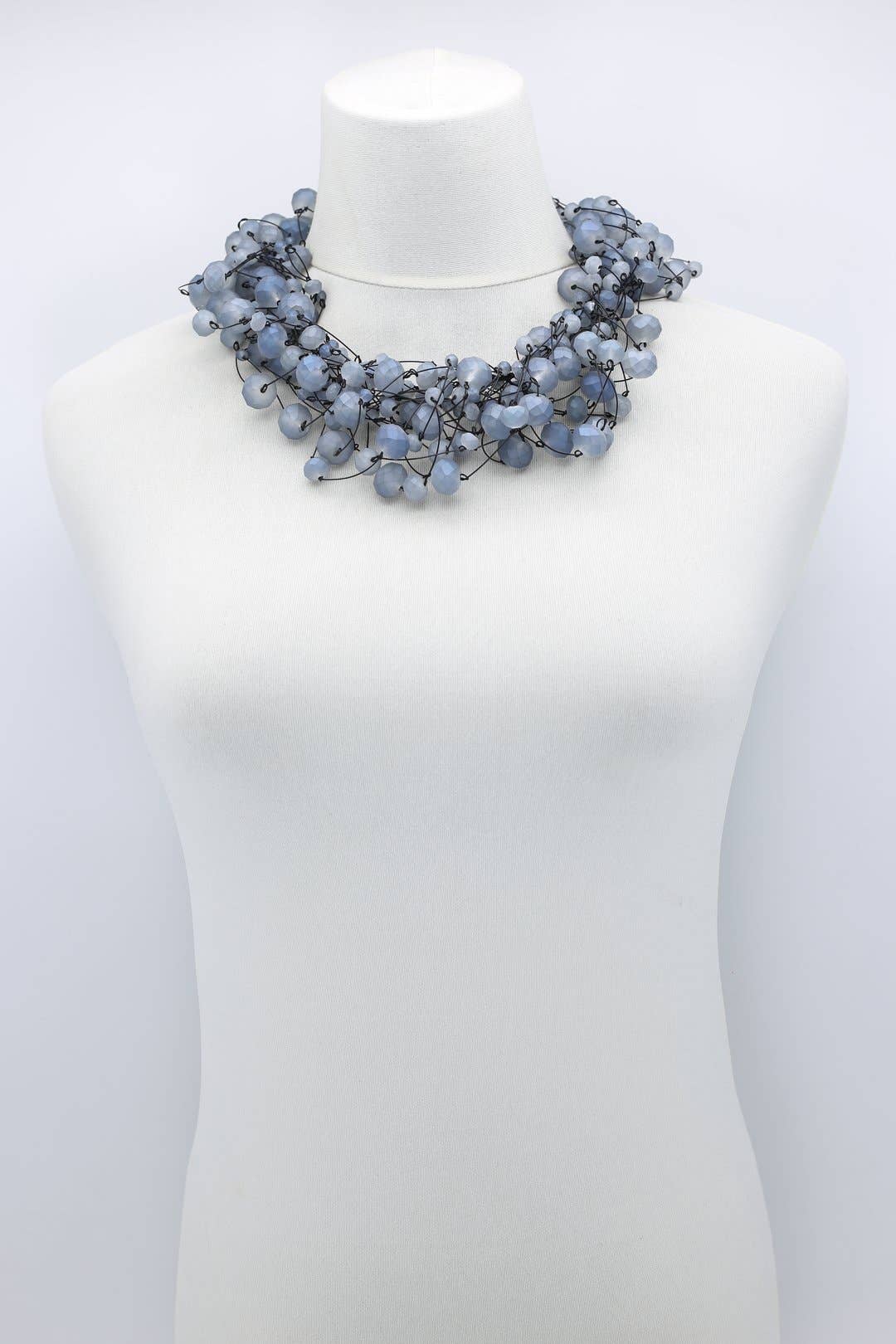 Jianhui London – wholesale Beaded/pearl necklace – Elegant Statement Crystal Faceted Beads Necklaces6