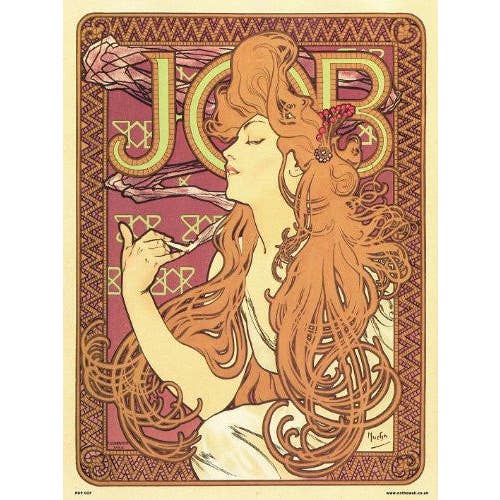 On The Wall Art Ltd - Wholesale Kunstprint - Art nouveau van Alphonse Mucha - Jobposter Kunstdruk 30x40cm