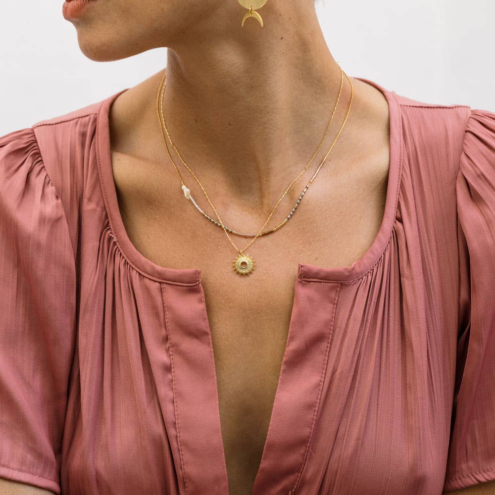 Amano Studio - Wholesale Halskettinghanger - Sunburst-ketting2