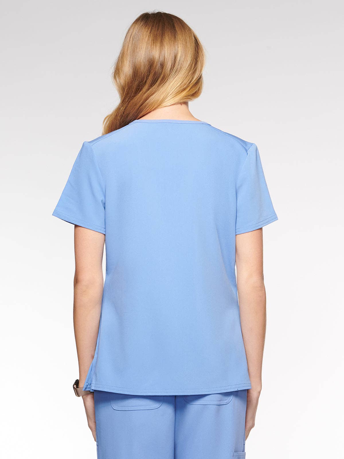 Aura Naturale - Wholesale Uniform voor gezondheidszorg - Dames - Kara Dames Ronde Hals Scrubstop met 4 Zakken (94002)15