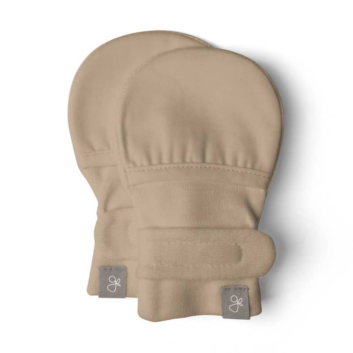 Stay On Baby Mitts - Sandstone for wholesale by goumikids