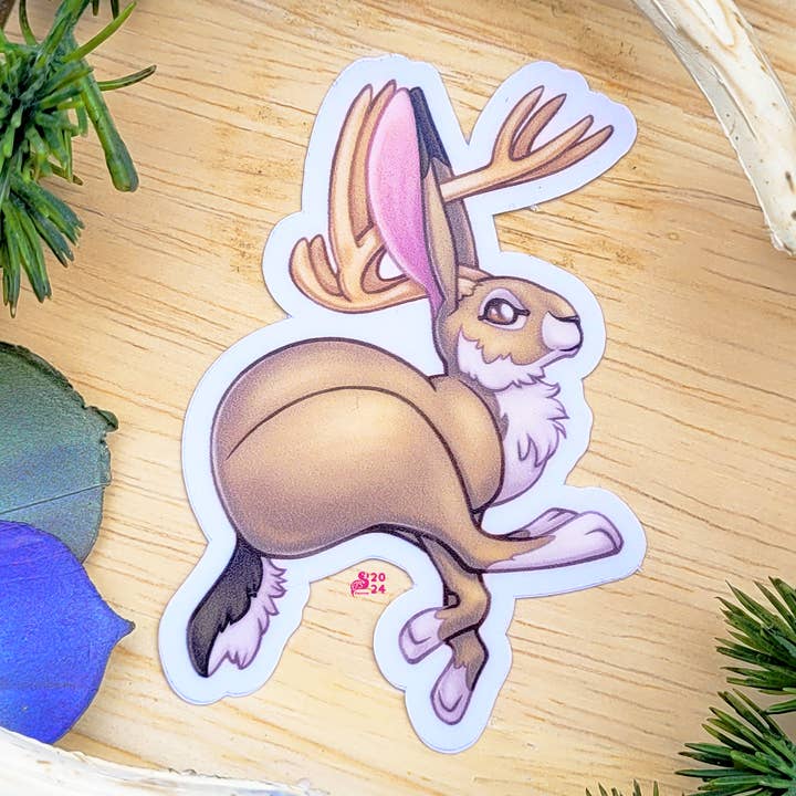 Jackalope Vinyl-Aufkleber für den Großhandel von EJS Creations