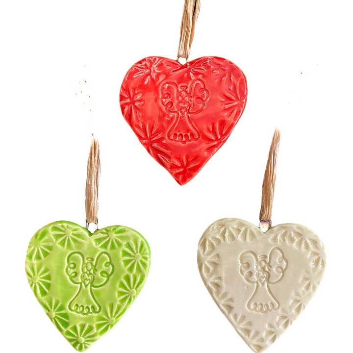 Lorraine Oerth Co. - Wholesale Ornament - Ornament - Heart - Angel2