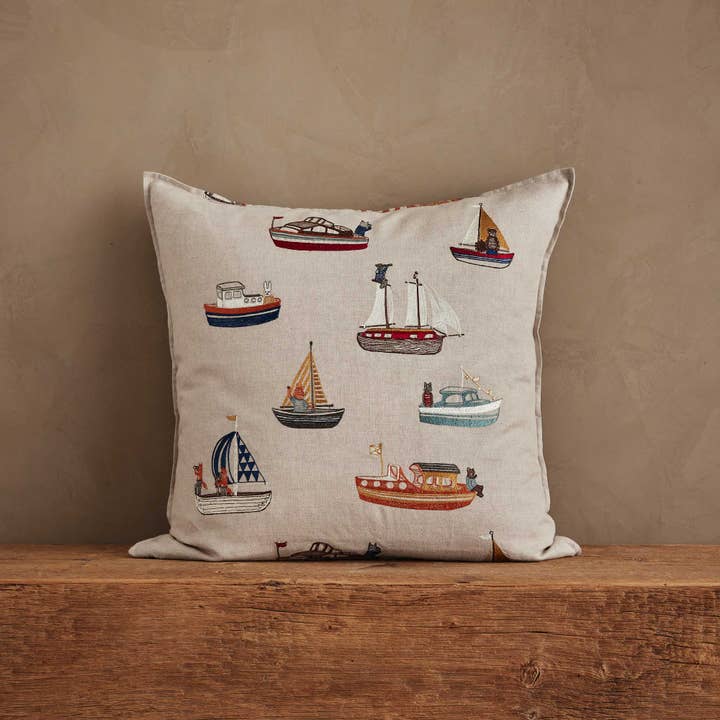 Boats Mønster Pillow for engroshandel hos Coral & Tusk