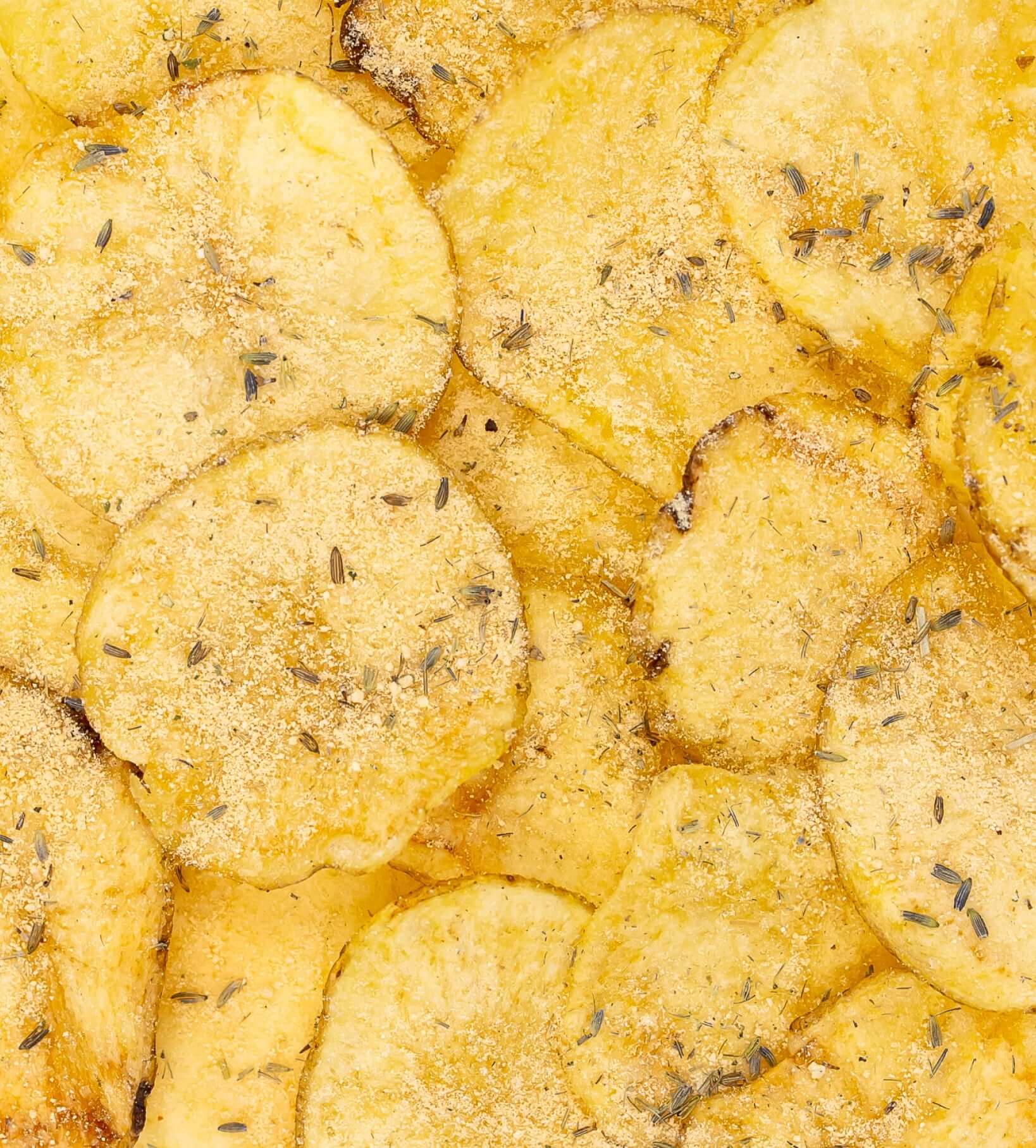 The Gourmet Chip Company - Wholesale Chips - Lavender Honey Blue Cheese Thick Cut Potato Chips - Case of 121